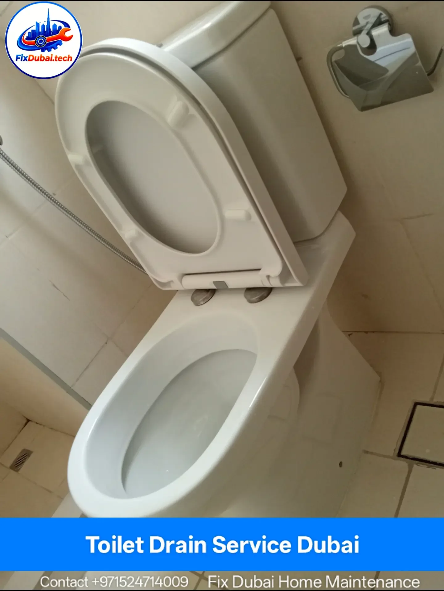 Blocked toilet unblocking guide Dubai